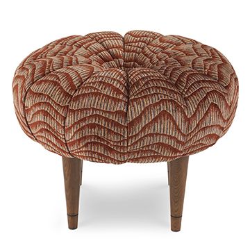 Oops A Daisy Ottoman - Acrylic Legs