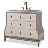 Tapered Sink Chest - Ash Grey / Linen