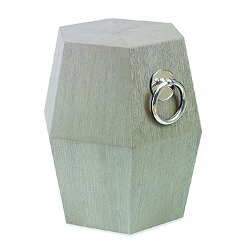 Hexagonal Accent Table - Champagne