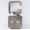 Shagreen Two Door Cabinet - Venetian Shagreen Two Door Cabinet - Venetian