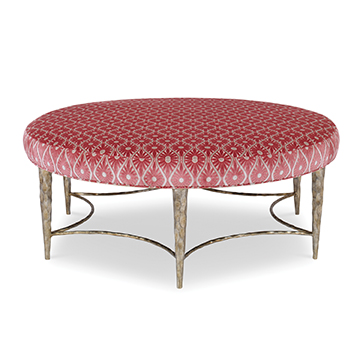 Chiseled Cocktail Ottoman