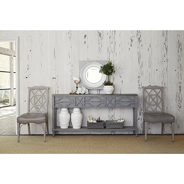 Spindle Console - Weathered Grey 