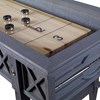 Spindle Shuffleboard Table - Grey