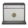 Soleil Nightstand - Grey / Linen Soleil Nightstand - Grey / Linen