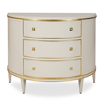 Orion Demilune Chest - Linen