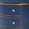 Orion Demilune Chest - Cadet Blue Orion Demilune Chest - Cadet Blue