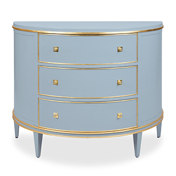 Orion Demilune Chest - Polar Blue