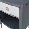 Halley Nightstand - Grey / Linen Halley Nightstand - Grey / Linen