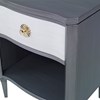 Halley Nightstand - Grey / Linen