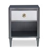 Halley Nightstand - Grey / Linen Halley Nightstand - Grey / Linen