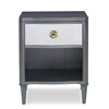 Halley Nightstand - Grey / Linen