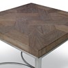 Square End Table - Brown