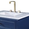 Louvered Medium Sink Chest - Cadet Blue Louvered Medium Sink Chest - Cadet Blue