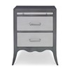 Beatrix Nightstand - Ash Grey / Linen Beatrix Nightstand - Ash Grey / Linen