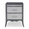 Beatrix Nightstand - Ash Grey / Linen