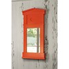 Pediment Mirror - Orange