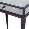 Axis Mirrored Accent Table - Walnut