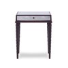 Axis Mirrored Accent Table - Walnut