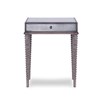 Axis Mirrored Accent Table - Grey Axis Mirrored Accent Table - Grey
