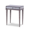 Axis Mirrored Accent Table - Grey