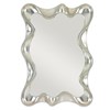 Scalloped Mirror - Silver