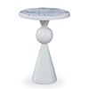 Minaret Accent Table - White