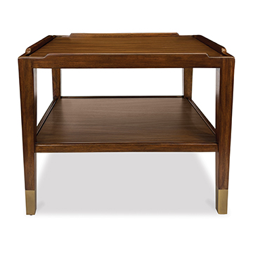 Crenellated End Table