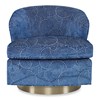 Scoop Swivel Chair - Brass Base