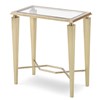Intersection Accent Table - Brass