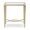 Intersection Accent Table - Brass