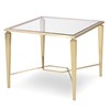 Intersection Side Table - Brass