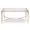 Intersection Cocktail Table - Brass