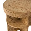 Rayne End Table - Burl Rayne End Table - Burl