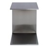 Petite C End Table - Satin Nickel Petite C End Table - Satin Nickel