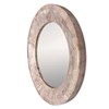 Coralie Pink Quartz Round Mirror