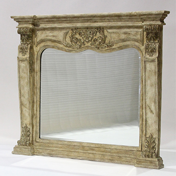 French Fireplace Mirror-Rectangular